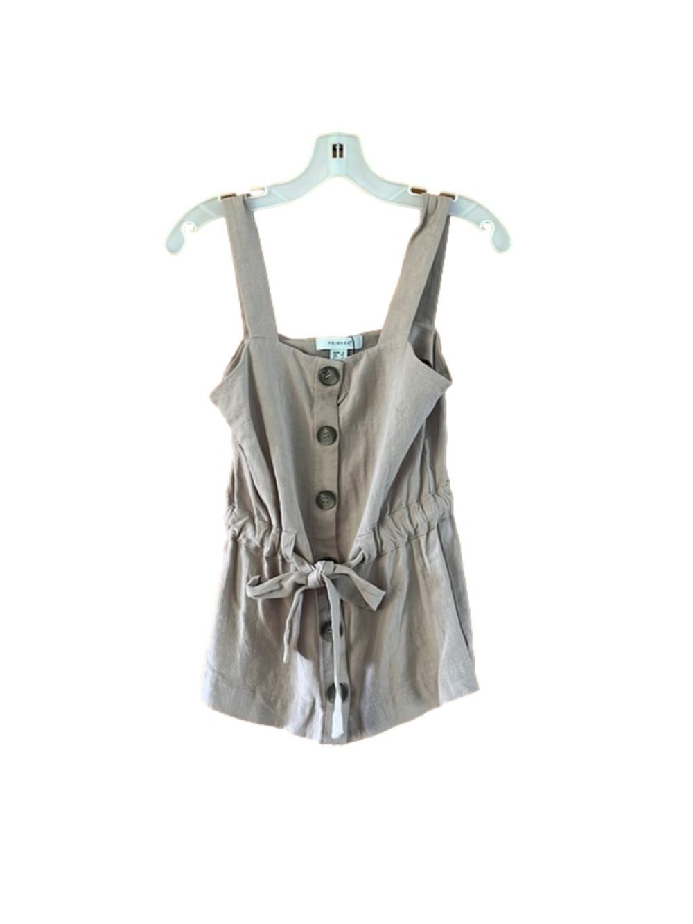Primark Belted Button Down Tank Top NWOT